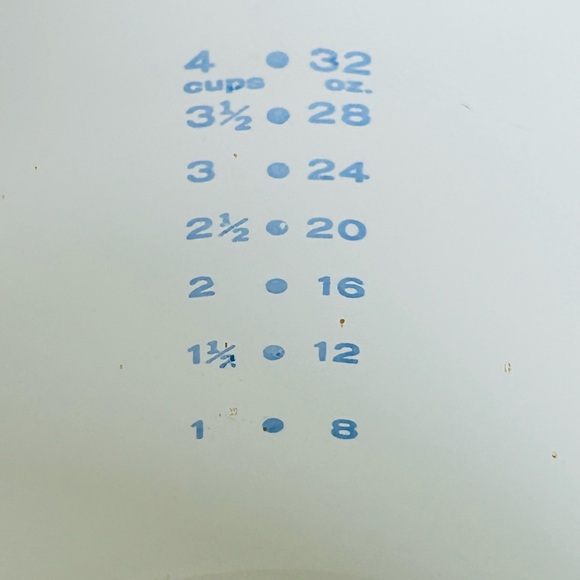 VTG CorningWare Blue Cornflower 2 Qt Gravy-Sauce Maker Mixing/Measure Bowl - Picture 6 of 9